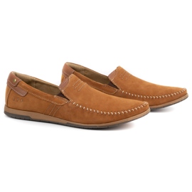 KOMODO Men's leather loafers 876 camel brown 2 KOMODO Men's leather loafers 876 camel brown 2