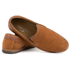 KOMODO Men's leather loafers 876 camel brown 4 KOMODO Men's leather loafers 876 camel brown 4