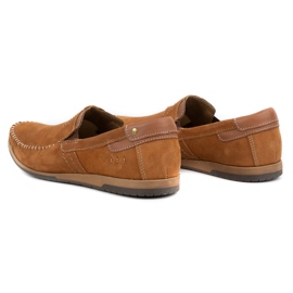 KOMODO Men's leather loafers 876 camel brown 6 KOMODO Men's leather loafers 876 camel brown 6