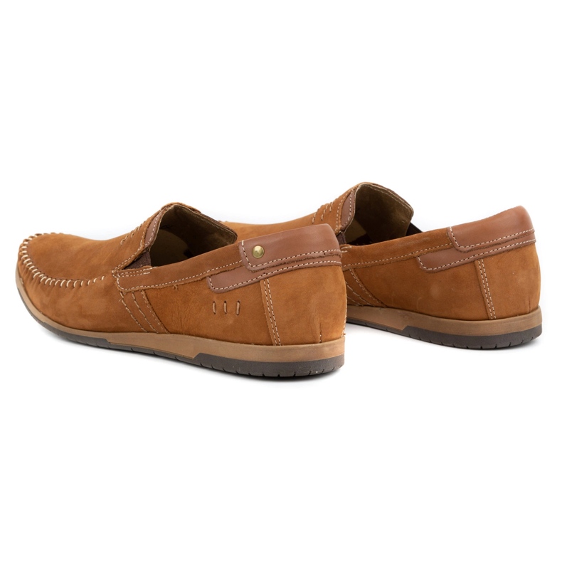 KOMODO Men's leather loafers 876 camel brown 6 KOMODO Men's leather loafers 876 camel brown 6
