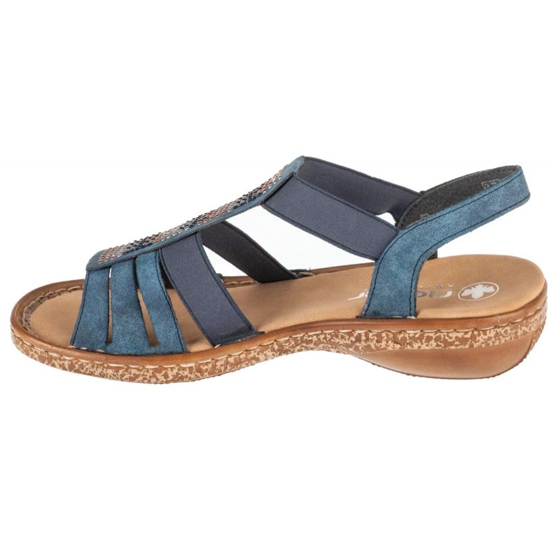 Rieker Sandals 628G7-14 sandals blue 1