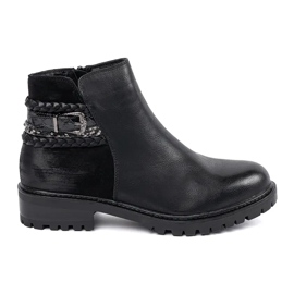 Erynn Low Workers With Decorative Belt black 1