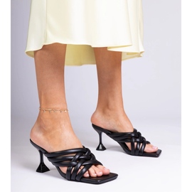 Black elegant high heels 2