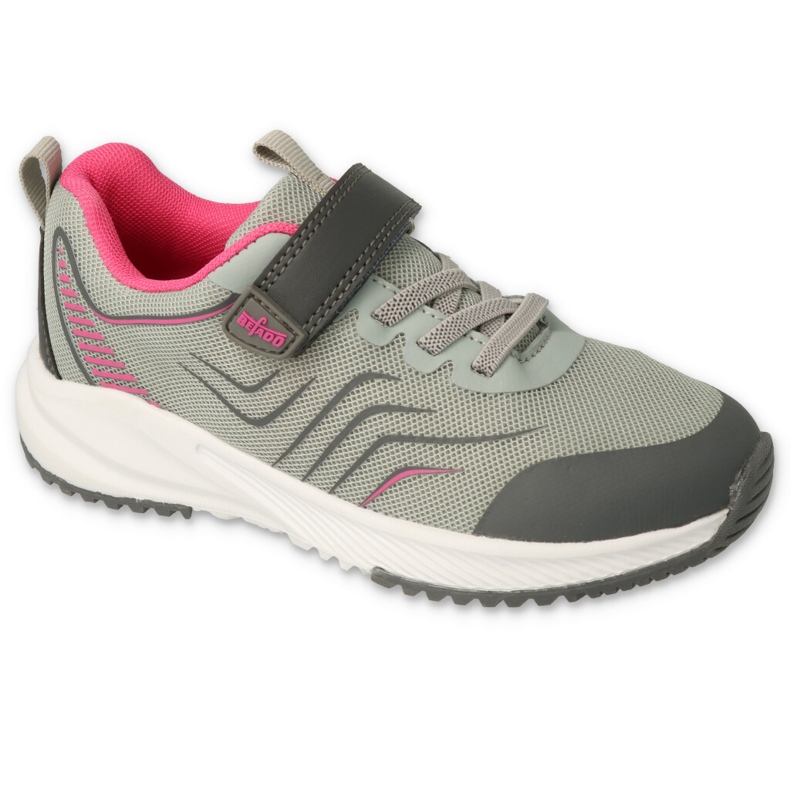 Befado children's sports Velcro 516X208 gray and pink grey 1 Befado children's sports Velcro 516X208 gray and pink grey 1