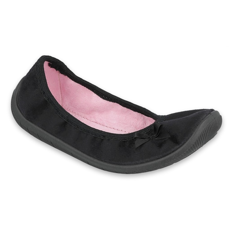 Befado children's ballerinas with a bow 980x070 black 2 Befado children's ballerinas with a bow 980x070 black 2