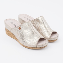 Goodin Light beige women's wedges women's wedges 1