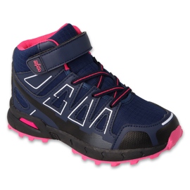 Children's trekking Befado 518Y001, navy blue and pink 1