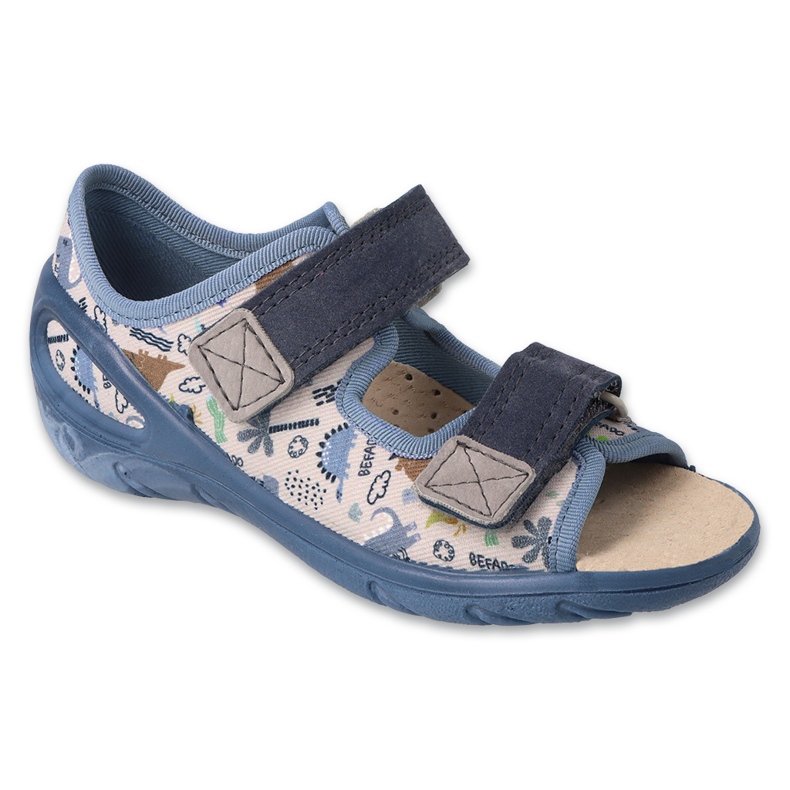 Befado children's shoes pu 065X184 blue 1 Befado children's shoes pu 065X184 blue 1