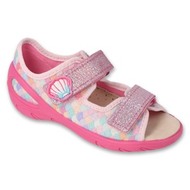 Befado children's shoes pu 065X199 pink 1 Befado children's shoes pu 065X199 pink 1