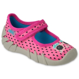 Befado children's slippers Speedy 109N250 pink 1 Befado children's slippers Speedy 109N250 pink 1