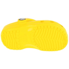 Crocs classic clog t 206990-77j flip-flops yellow 3