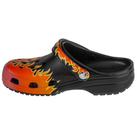 Crocs classic flames clog 211004-0c4 orange 1