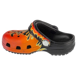 Crocs classic flame clogs kids t 211214-0c4 flip-flops orange 1