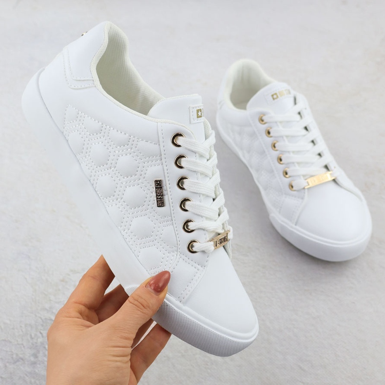 Women's sneakers Ecoski white big star rr274322 1