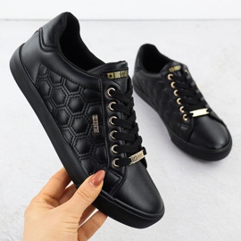 Women's sneakers Ecoski Black Big Star RR274323 1