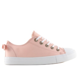 Women's sneakers with a bow pink 8935 Pink 1 Women's sneakers with a bow pink 8935 Pink 1