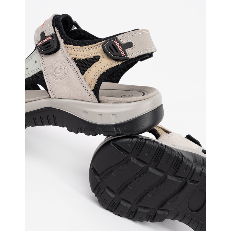 Goodin Multicolored sports sandals beige 2