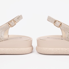 Goodin Beige comfortable women's good sandals 1