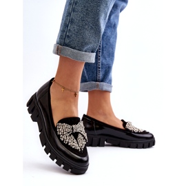 Ladies' patent moccasins Laura Messi 2785 Black 3