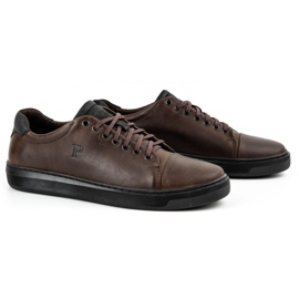 Polbut Men's leather shoes 2109 brown 2 Polbut Men's leather shoes 2109 brown 2