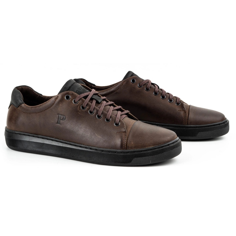 Polbut Men's leather shoes 2109 brown 2 Polbut Men's leather shoes 2109 brown 2