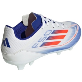 Adidas F50 League FG/MG IF1367 football shoes white 2