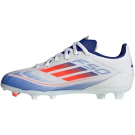 Adidas F50 League FG/MG IF1367 football shoes white 4