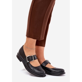 Women's leather shoes with Laura Messi 2980 Black clamp 1 Women's leather shoes with Laura Messi 2980 Black clamp 1