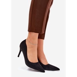 Eco suede pins black 1