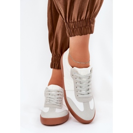 Women's sneakers big star rr274371 white-gray 2