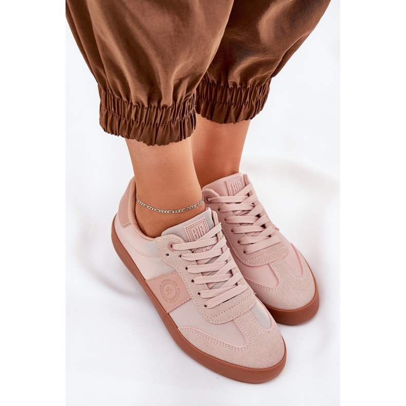 Women's sneakers big star rr274373 pink 2 Women's sneakers big star rr274373 pink 2