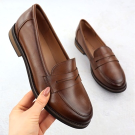 Shoes women's loafers Lords brown Potocki sz12573 1 Shoes women's loafers Lords brown Potocki sz12573 1