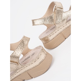 Goodin Golden classic women's sandals 1