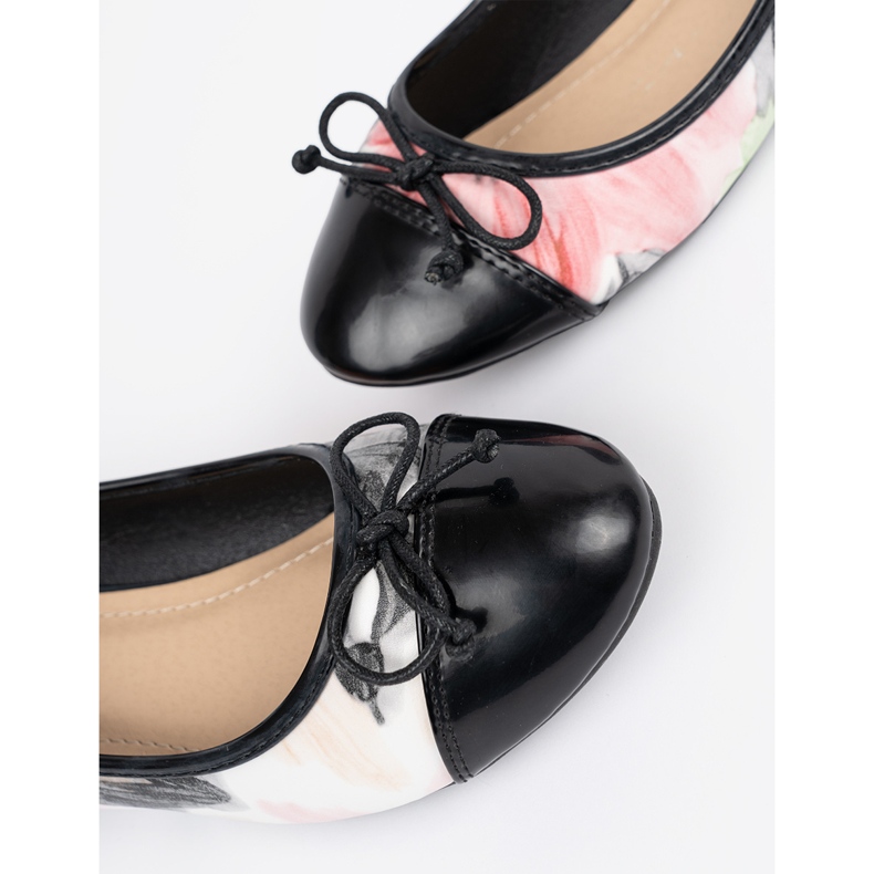 Colorful ballerinas with a black nose multicolored 2