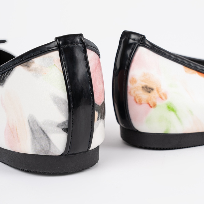 Colorful ballerinas with a black nose multicolored 1