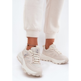Evento Women's sneakers sports shoes on a thick beige sole 2 Evento Women's sneakers sports shoes on a thick beige sole 2