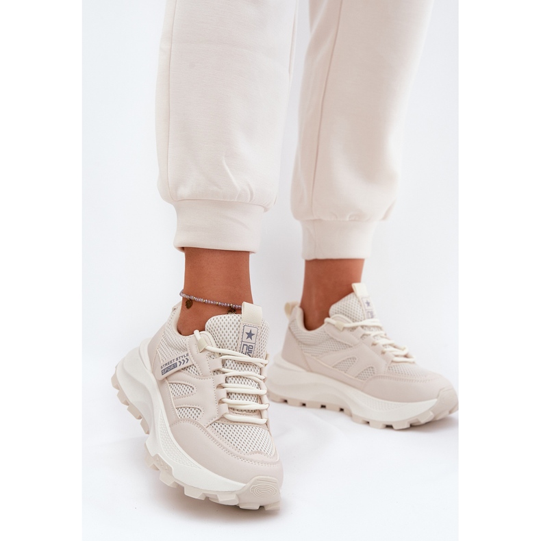 Evento Women's sneakers sports shoes on a thick beige sole 2 Evento Women's sneakers sports shoes on a thick beige sole 2