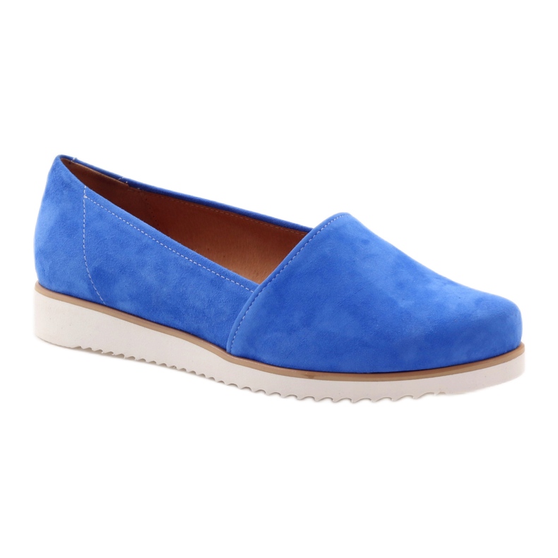Badura Blue women's leather shoes 1