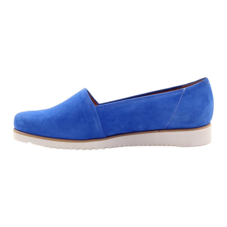 Badura Blue women's leather shoes 2