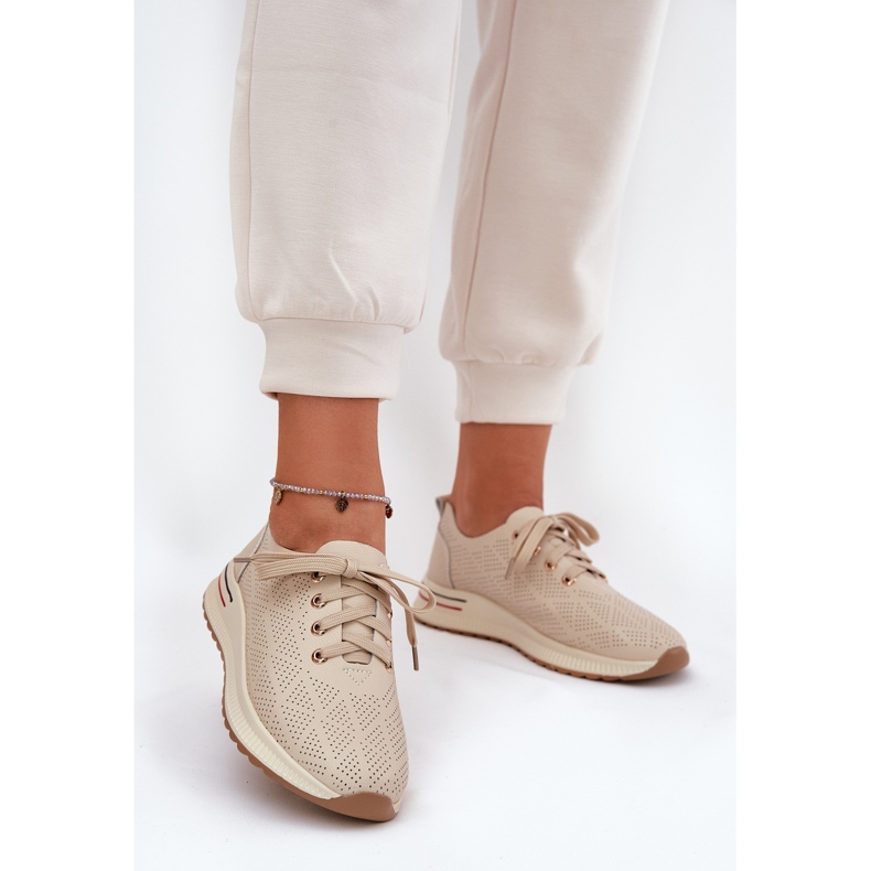 Leather lightweight Women's ARTIKER 54C1759 beige 2