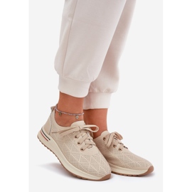 Leather lightweight Women's ARTIKER 54C1759 beige 1