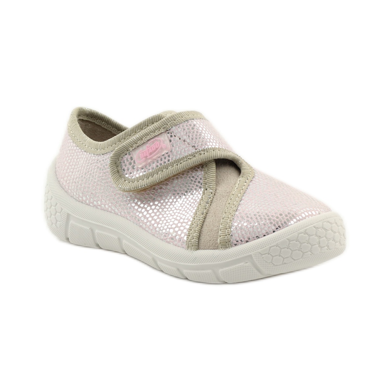 Slippers Light Bottom Insole SOFT-B Befado pink grey brown 1