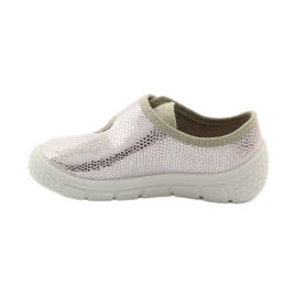 Slippers Light Bottom Insole SOFT-B Befado pink grey brown 2