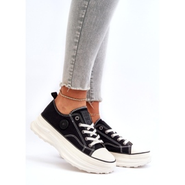 Women's sneakers on the massive sole Big Star NN274125 black 1