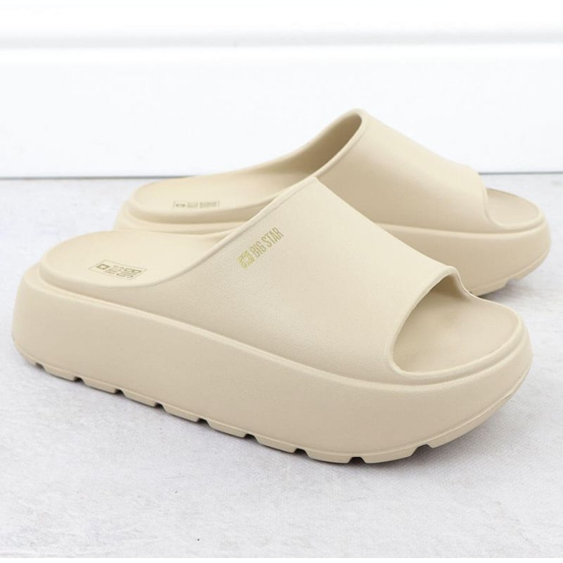 Big Star RR274A569 foam flops beige 2