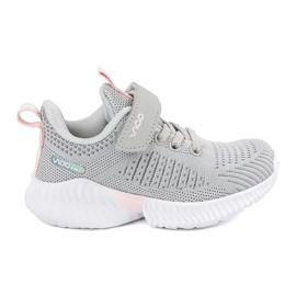 Vico children's openwork light gray sneakers grey 2