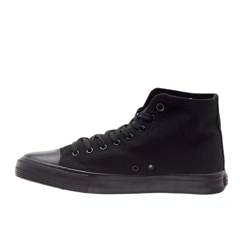 Big Star Men's shoes high star ff174550 black sneakers 1