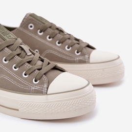 Men's sneakers on the Big Star RR174325 platform green 2 Men's sneakers on the Big Star RR174325 platform green 2