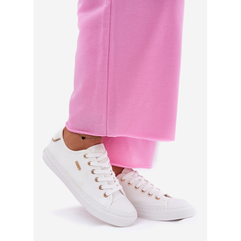 Women's material sneakers big star rr274766 white 1 Women's material sneakers big star rr274766 white 1