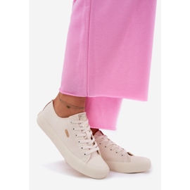 Women's material sneakers big star rr274768 beige 1 Women's material sneakers big star rr274768 beige 1